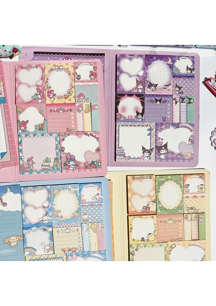 A5 Sanrio Yapışkan Not Hellokitty Kuromi Cinnamoroll Yırtılabilir Not Bugün El Kitabı Dizüstü Mesaj Etiket Ntimes Bloknot Dizüstü (Yurt Dışından)