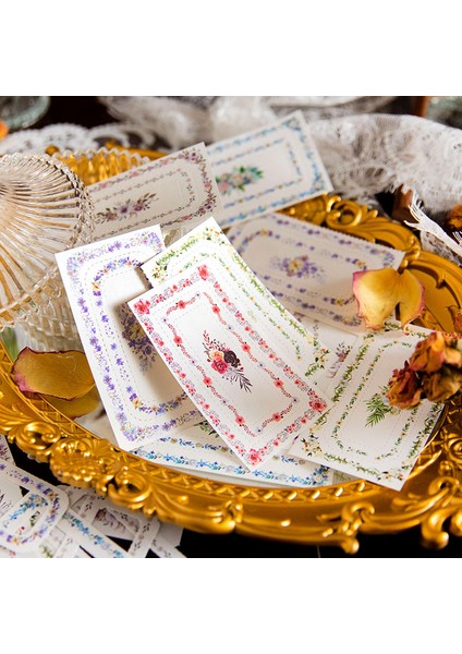 Stil 4 30 Adet Vintage Yırtılabilir Içi Boş Çerçeve Çiçek Bloknot Diş Presleme Hattı Kağıt Deco Scrapbooking Dıy Not Defteri Önemsiz Günlükleme (Yurt Dışından)