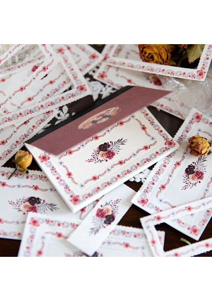 Stil 4 30 Adet Vintage Yırtılabilir Içi Boş Çerçeve Çiçek Bloknot Diş Presleme Hattı Kağıt Deco Scrapbooking Dıy Not Defteri Önemsiz Günlükleme (Yurt Dışından)