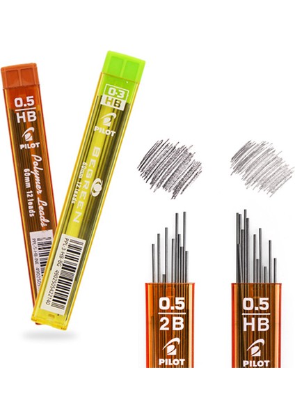 0.7 Kalem Seti 2b 0.3/0.5/0.7mm Metal Mekanik Kalem Seti Pilot 2b/hb Siyah Yedekler Okul Profesyonel Çizim Yazma Kurşun Japon Kırtasiye (Yurt Dışından) fırsatları