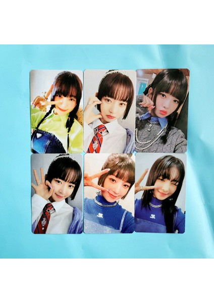 Stil 6 6 Adet/takım Kpop Ive Aşk Dalış Üye Fotoğraflı Kartlar Kendinden Yapılmış Kağıt Kartları Posteri Hayranları Koleksiyonu Için (Yurt Dışından)