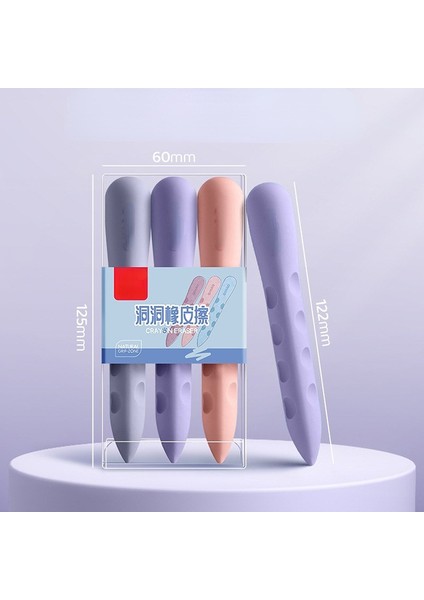 B-L 3 Adet/takım Kawaii Boy Delik Silgi Traceless Yaratıcı Büyük Boy Silgi Çizim Değiştirmek Hata Araçları Öğrenci Malzemeleri Kırtasiye (Yurt Dışından)