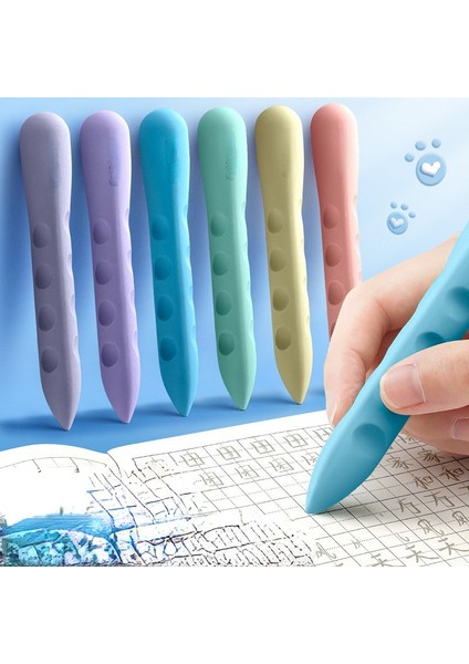 B-L 3 Adet/takım Kawaii Boy Delik Silgi Traceless Yaratıcı Büyük Boy Silgi Çizim Değiştirmek Hata Araçları Öğrenci Malzemeleri Kırtasiye (Yurt Dışından)