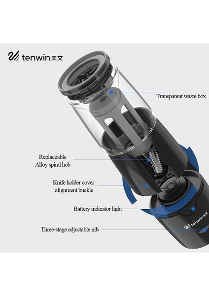 Beyaz ve Çekirdek Tenwın Elektrikli Kalemtıraş Şarj Edilebilir Profesyonel Otomatik Bıçak Bileme Kırtasiye Ev Ofis Okul Malzemeleri (Yurt Dışından) modelleri
