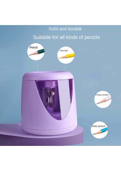 Pembe Otomatik Elektrikli Kalemtıraş Çok Fonksiyonlu Ağır USB Mekanik Okul Ilköğretim Öğrencileri Çocuk Kırtasiye Hediye (Yurt Dışından) fırsatları