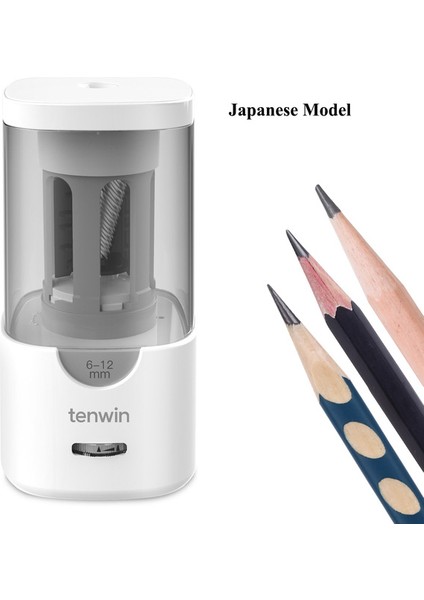 Jp-Beyaz 6-12MM Stendent Otomatik Elektrikli Kalemtıraş Mekanik Toplu USB Çocuk Okul Ofis Malzemeleri Için Spiral Takım Tutucu (Yurt Dışından)