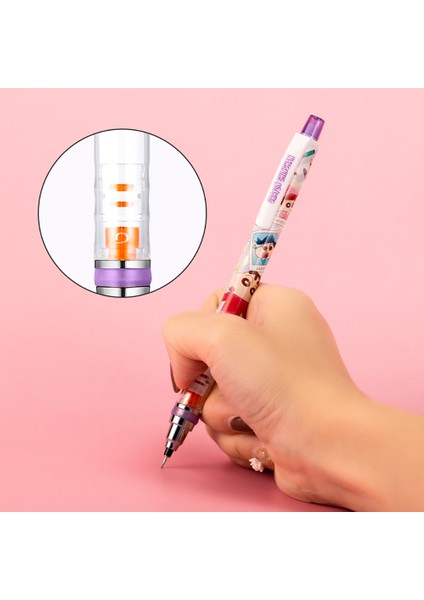 0.5mm Bg Unı Yeni Sınırlı Mekanik Kurşun Kalem Kurutoga Tek Hızlı Sürekli Çekirdek M5-450 Kurşun Çekirdek Otomatik Rotasyon 0.3mm/0.5mm (Yurt Dışından)