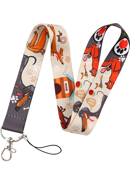 Stil 3 Dachshund Köpek Kordon Boyun Askısı Sanat Anime Moda Boyunluklar Otobüs Kımlık Adı Çalışma Kartı Tutucu Aksesuarları Süslemeleri Çocuklar Hediyeler (Yurt Dışından) modelleri