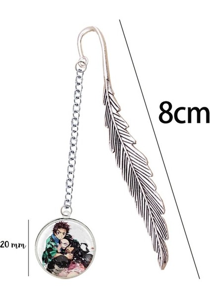 Stil 3 8 cm Anime Imi Iblis Avcısı Kimetsu Hiçbir Yaiba Manga Kolye Kamado Nezuko Tanjirou Harajuku Graphi Cosplay Prop Dizüstü Bilgisayar (Yurt Dışından)