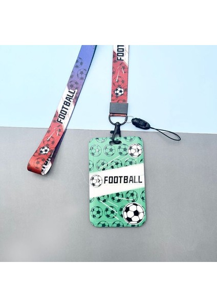 Stil 3 Ins Spor Stil Futbol Kordon Kart Tutucu Tutucu Öğrenci Kimlik Kartı Geçiş Kartı Kredi Kartı Askıları Anahtarlık Hediye Copa (Yurt Dışından) fiyatları