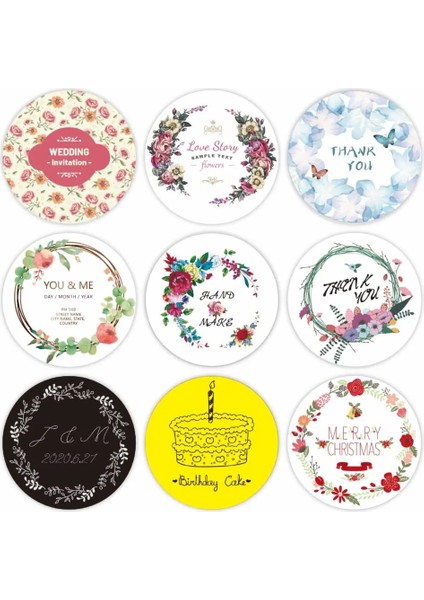 Su GEÇIRMEZ6CM100PCS 100 Pcs Özel Çıkartmalar Logo Ambalaj Etiketleri Kişiselleştirilmiş Çıkartmalar Isim Parti Düğün Doğum Günü Kendi Etiketinizi Tasarlayın (Yurt Dışından) fırsatları