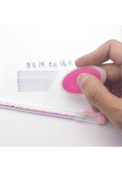 Mavi 2 Adet Nötr Silinebilir Kalem Özel Kauçuk Sevimli Karikatür Oval Silgi Çocuk Öğrenciler Kırtasiye Hediyeler Okul Ofis Malzemeleri (Yurt Dışından) fiyatları