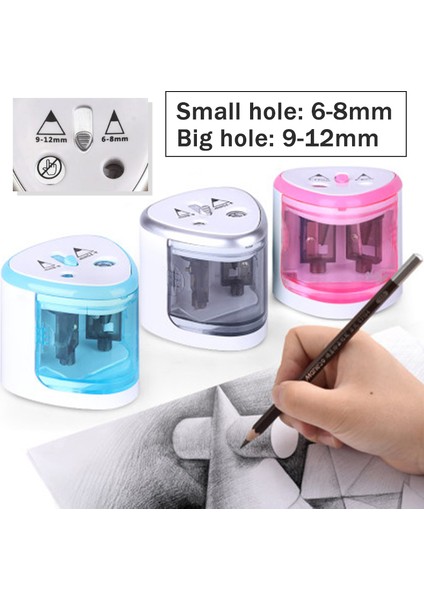 8004BLUE-12-2BTHIN6B Tenwin 8004 Elektrikli Kalemtıraş Duruş Düzeltme Kalemleri Hb/2b Kırtasiye Iki Delikli Anahtar Otomatik Kalemtıraş (Yurt Dışından) indirimleri