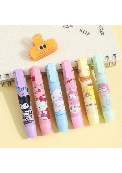 Stil 4 Sanrio Basın Silgi Kawaii My Melody Cinnamoroll Okul Öğrencileri Malzemeleri Sevimli Karikatür Kırtasiye Yaratıcı Silgi Kalem (Yurt Dışından) fiyatları