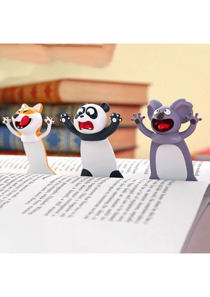 Eşek 3D Stereo Karikatür Güzel Hayvan Yer Işareti 3D Stereo Yer Işareti Daha Eğlenceli Okuma Için Tuhaf Yer Işareti Ofis Okul Malzemeleri (Yurt Dışından)