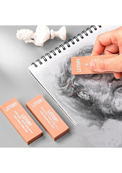 2 Adet Piyango 1 Adet Yumuşak Kurşun Kalem Silgisi Kroki Çizim Silgi Kauçuk Ofis Sanat Çizim Sanatçı Öğrenci Kırtasiye Okul Malzemeleri (Yurt Dışından) fırsatları