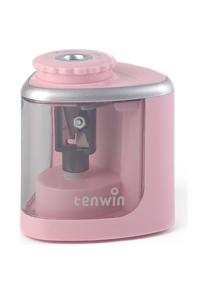 Pembe Elektrikli Otomatik Kalemtıraş Güvenli Öğrenci Helisel Çelik Bıçak Bileyici Sanatçılar Çocuklar Yetişkinler Için Taşınabilir Kalemtıraş (Yurt Dışından)