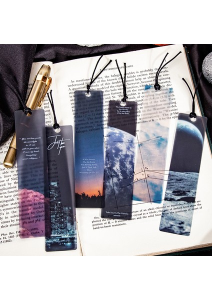 Stil 6 5 Adet Evren Imi Marque Sayfa Okul Malzemeleri Marcapaginas Mat Pvc Kitap Ayracı Kitap Aksesuarları Separador De Libro Bookmark (Yurt Dışından) fiyatları