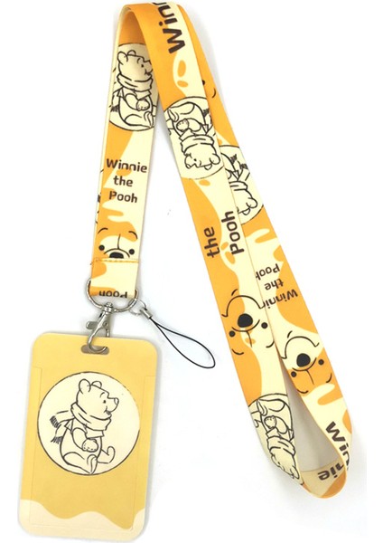 Stil 4 Pooh Ayı Winnie Kordon Kredi Kartı Kımlık Tutucu Çanta Öğrenci Kadın Seyahat Kartı Kapağı Rozeti Araba Anahtarlık Süslemeleri (Yurt Dışından) indirimleri