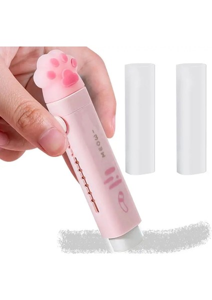Pembe Kedi Pençe Şekilli Silgi Çocuklar Geri Çekilebilir Kurşun Kalem Silgisi Sevimli Kauçuk Kalem Kawaii Silgi Sevimli Kauçuk Çocuklar Öğrenciler Için Okul (Yurt Dışından) modelleri