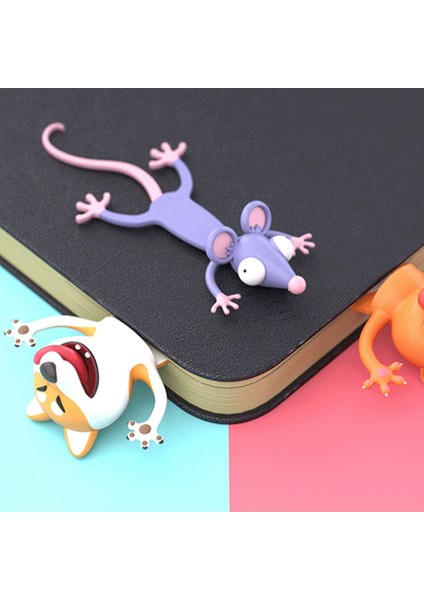 Eşek 3D Stereo Karikatür Güzel Hayvan Yer Işareti 3D Stereo Yer Işareti Daha Eğlenceli Okuma Için Tuhaf Yer Işareti Ofis Okul Malzemeleri (Yurt Dışından)