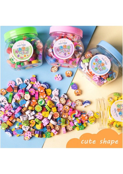 50 Adet Bir Varil 50 Adet/takım Sevimli Kauçuk Silgi Yaratıcı Hayvan Meyve Kalem Silgi Mini Kawaii Kırtasiye Çocuklar Öğrenci Ofis Malzemeleri (Yurt Dışından) modelleri
