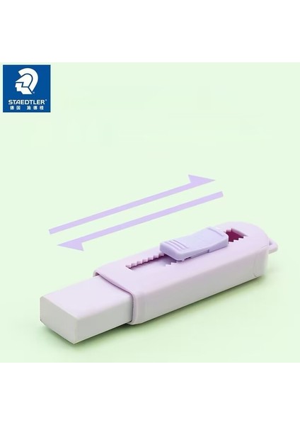 Aşk Pembe 1 Adet Staedtler 525PS1S Silgi Temiz Silin Teleskopik Itilebilir Renkli Macaron Silgi Pvc Olmadan Güvenlik ve Çevre (Yurt Dışından)