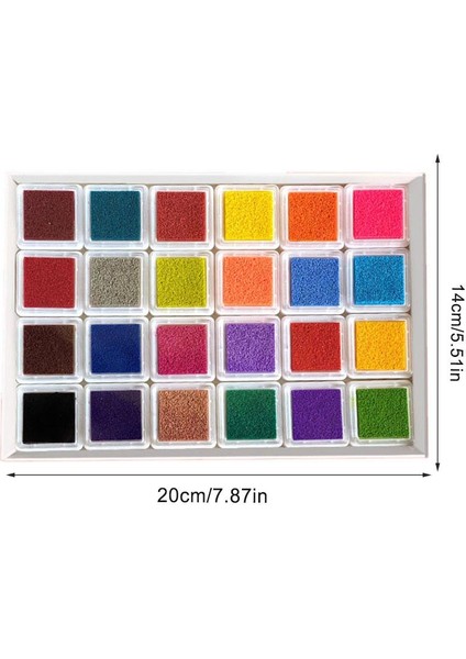 3X3CM Çocuk Parmak Boyama Baskı Çamur Parmak Boyama Yürümeye Başlayan Boyama Malzemeleri Boyama 24 Renk Dıy Yıkanabilir Baskı (Yurt Dışından) modelleri