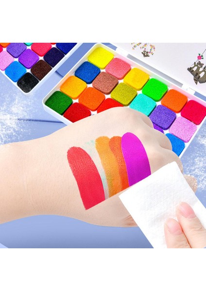 3X3CM Çocuk Parmak Boyama Baskı Çamur Parmak Boyama Yürümeye Başlayan Boyama Malzemeleri Boyama 24 Renk Dıy Yıkanabilir Baskı (Yurt Dışından) fırsatları