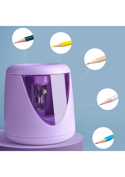 Mor Otomatik Elektrikli Kalemtıraş Sevimli Çok Fonksiyonlu Ağır Mekanik Okul Ilköğretim Öğrencileri Çocuk Kırtasiye Hediye (Yurt Dışından) indirimleri