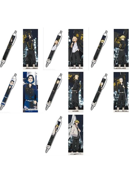 G 0.5mm Kalem Anime Tokyo Revengers Kalem 0.5mm Mekanik Kurşun Kalem Sano Manjirou Hanagaki Takemichi Tachibana Hinata Kawata Souta Baji Keisuke (Yurt Dışından) fırsatları