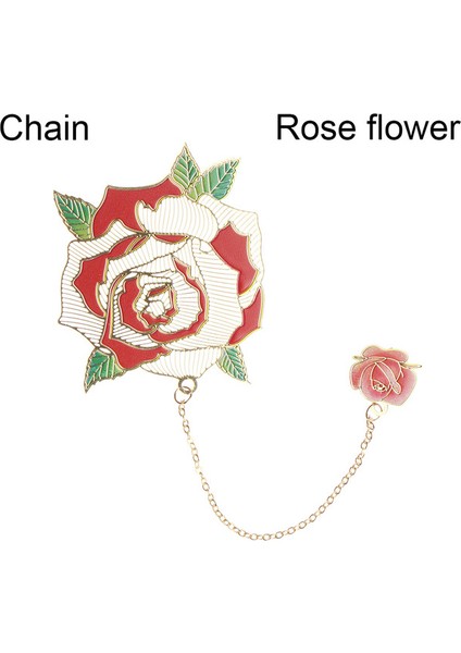Zincir Gül Çiçek 1 Adet Metal Imi Çin Tarzı Vintage Yaratıcı Lotus Çiçeği Gül Yaprağı Damar Içi Boş Kolye Kayısı Yaprağı Imi Hediyeler (Yurt Dışından)