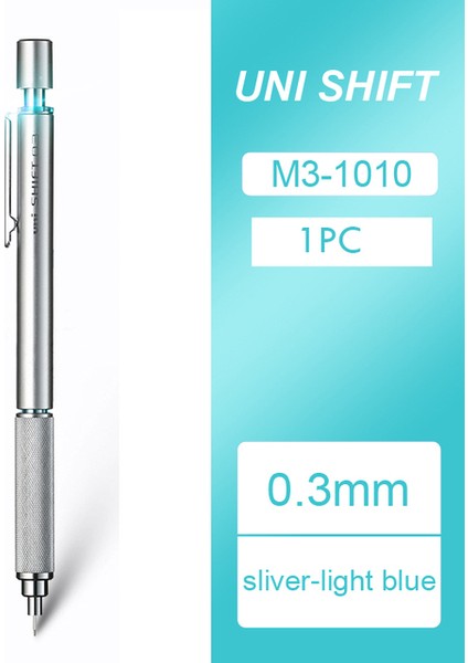 1 Adet 0.3 mm Kalem Japonya Uni Metal Mekanik Kurşun Kalem Lapiceros 0.3/0.4/0.5/0.7/0.9 mm Geri Çekilebilir Ucu Düşük Yerçekimi Merkezi Çizim Kroki Sabit (Yurt Dışından)