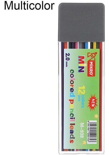 12 Adet 20 Adet/kutu 2.0mm Grafit Kurşun Otomatik Kalem Yedek Çekirdek 2b Kalın Çekirdek Mekanik Kurşun Kalem Dolum Okul Ofis Dolum (Yurt Dışından)