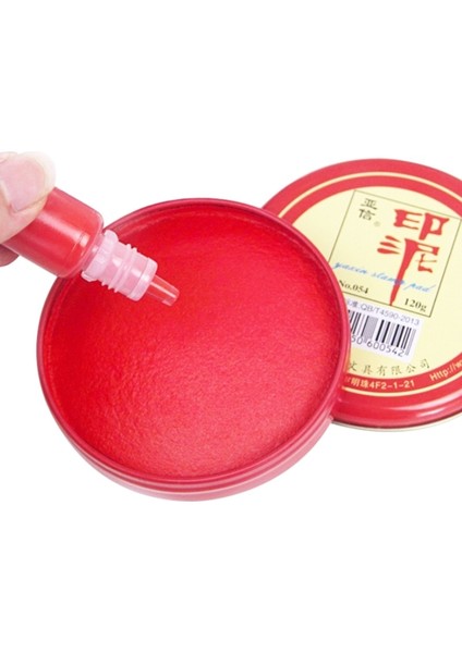 65MM Kırmızı Damga Pedi Çin Mürekkep Pedi Kırmızı Mürekkep Macun Çabuk Kuruyan Kırmızı Damga Mürekkep Pedi Yuvarlak Yinni Ped Net Temizle Gösterim (Yurt Dışından) fırsatları