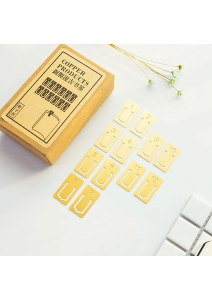 12 Adet Vintage Bakır Kitap Ayracı Mini Retro Metal Kitap Işaretleyici Kitaplar Ofis Aksesuarları Okul Malzemeleri Kırtasiye Mağazası 12 Adet Lot (Yurt Dışından) modelleri