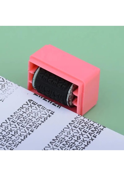 Pembe 1 Adet Damga Rulo Anti-Hırsızlık Koruması Kimlik Mühür Smear Gizlilik Gizli Veri Koruma Bilgi Veri Kimlik Adres Engelleyici (Yurt Dışından)