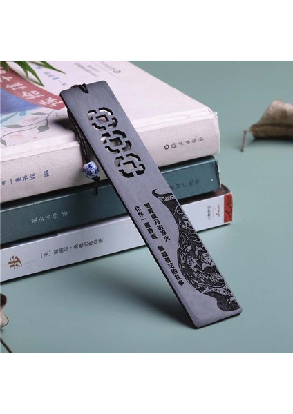 Çin Tarzı Oyma Ahşap Kitap Ayracı Yaratıcı Retro Abanoz Kitap Ayracı Okul Hediye Öğrenci Ofis Okuma Sevimli Kırtasiye Malzemeleri (Yurt Dışından) indirimleri