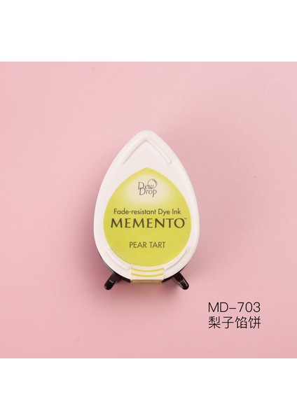 1 Adet MD-703 1 Adet Tsukineko Dewdrop Inkpad Memento Md Solmaya Dayanıklı Boya Mürekkep Kart Yapımı Karalama Defteri Dekorasyon Dergisi Lastik Damga Mürekkep Pedi (Yurt Dışından)
