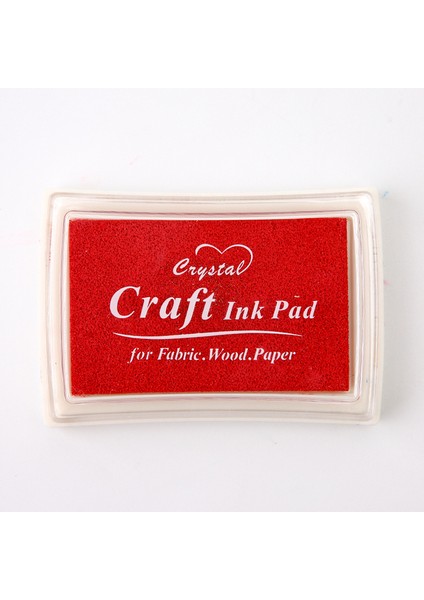 1 Kırmızı 15 Renk Mürekkep Pedi Damga Planlayıcısı Scrapbooking Silikon Damga Inkpad Diy Scrapbooking Kırtasiye Dıy Zanaat Standart Mühür (Yurt Dışından)