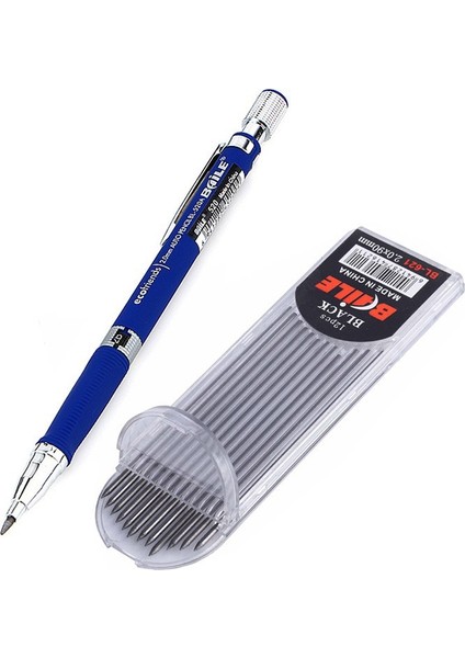 Gümüş Kalem Seti B 2.0 mm Mekanik Kurşun Kalem Seti 2b Otomatik Öğrenci Okul Kalemleri Malzemeleri Ofis Kawaii Kırtasiye Çizim Yazma Sanat Eskiz (Yurt Dışından) fırsatları