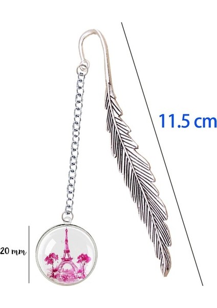 14 Fransız Paris Eyfel Kulesi Imi Kolye ile Heykelcik Torre Çift Sevgilisi Hatıra Dizüstü Kitap Ayracı Marque Sayfa Mate (Yurt Dışından)