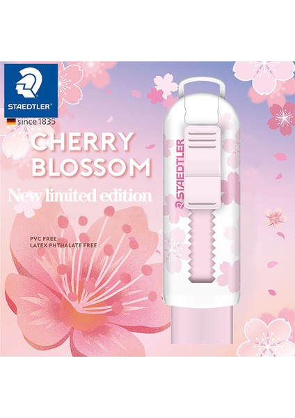 Macaron Mor Staedtler Silgi 525 Teleskopik Itilebilir Silgi Güvenlik ve Çevre Kiraz Çiçeği Sınırlı Üretim Eskiz Tasarım Kırtasiye (Yurt Dışından) fırsatları