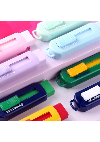 Macaron Mor Staedtler Silgi 525 Teleskopik Itilebilir Silgi Güvenlik ve Çevre Kiraz Çiçeği Sınırlı Üretim Eskiz Tasarım Kırtasiye (Yurt Dışından) indirimleri