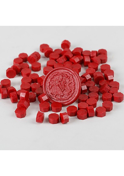 16 Küçük Çantada 100 Sekizgen Balmumu Parçacığı 35G Lake Mühür Balmumu Parçacıkları Renkli Karışık Renkli Sızdırmazlık Balmumu (Yurt Dışından)
