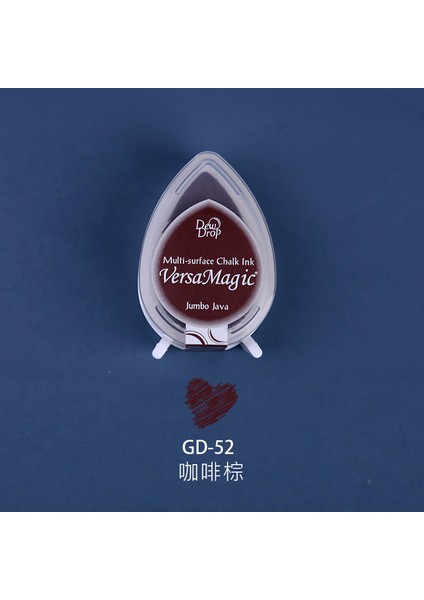 1 Adet Gd-52 1 Adet Japon Tsukıneko Versamagic Inkpad Gd Su Çok Yüzeyli Tebeşir Mürekkep Karalama Defteri Dekorasyon Jounral Lastik Damga Dıy Araçları (Yurt Dışından)