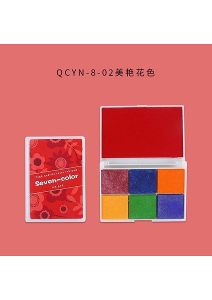 B Damga Pedi Zarif Kutu Renkli Baskı Çamur Anaokulu Çocuk Parmak Çizim Renkli Baskı Çamur Mürekkebi Kaşe Mürekkebi Pedi (Yurt Dışından)