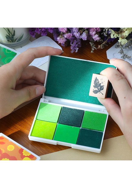 B Damga Pedi Zarif Kutu Renkli Baskı Çamur Anaokulu Çocuk Parmak Çizim Renkli Baskı Çamur Mürekkebi Kaşe Mürekkebi Pedi (Yurt Dışından) fırsatları