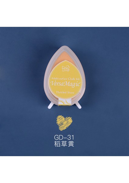 1 Adet Gd-31 1 Adet Japon Tsukıneko Versamagic Inkpad Gd Su Çok Yüzeyli Tebeşir Mürekkep Karalama Defteri Dekorasyon Jounral Lastik Damga Dıy Araçları (Yurt Dışından)