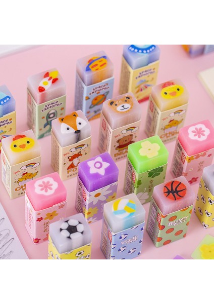 C 1 Adet Ellen Brook Karikatür Sevimli Kawaii Kristal Kelepçe Kauçuk Mini Silgi Seti Çocuklar Için Yenilik Kırtasiye Ofis Okul Malzemeleri (Yurt Dışından) fırsatları